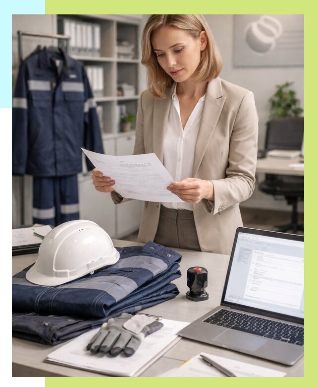 Сертификация спецодежды в Уссурийске от 7217 р. | Алешин-Сср