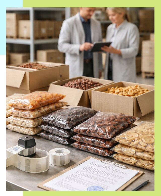 Сертификация сухофруктов в Уссурийске от 12372 р. | Алешин-Сср под ключ