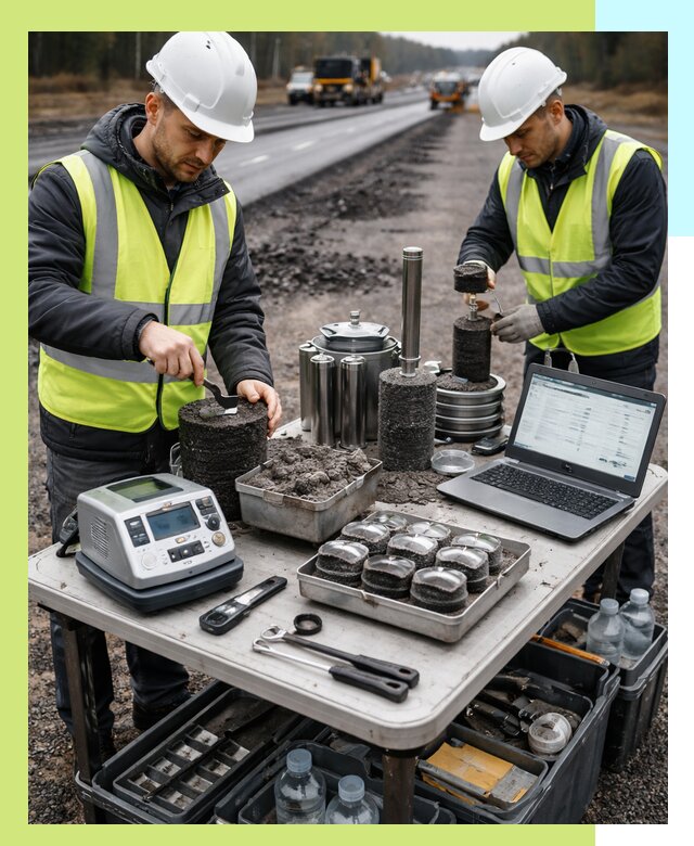 Сертификация асфальта: испытания и подтверждение в Уссурийске