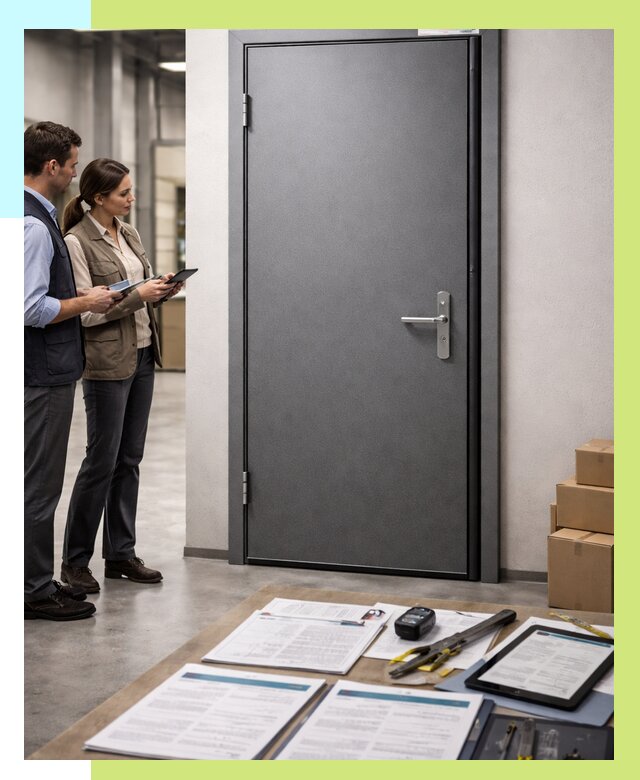 Сертификация противопожарных дверей в Уссурийске от 9279 р. | Алешин-Сср