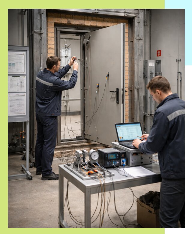 Сертификация противопожарных дверей в Уссурийске по ГОСТ и ТР