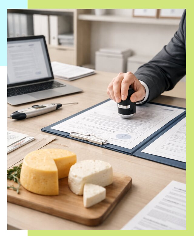 Сертификация сыров в Уссурийске от 15465 р | Сертификат на сыр Алешин-Сср