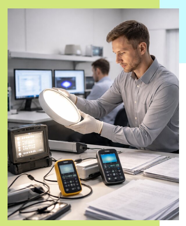 Сертификация светильников в Уссурийске: испытания и оформление