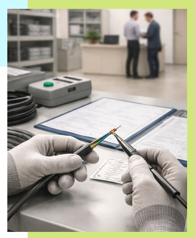 Сертификация провода в Уссурийске от 18558 р. в Алешин-Сср