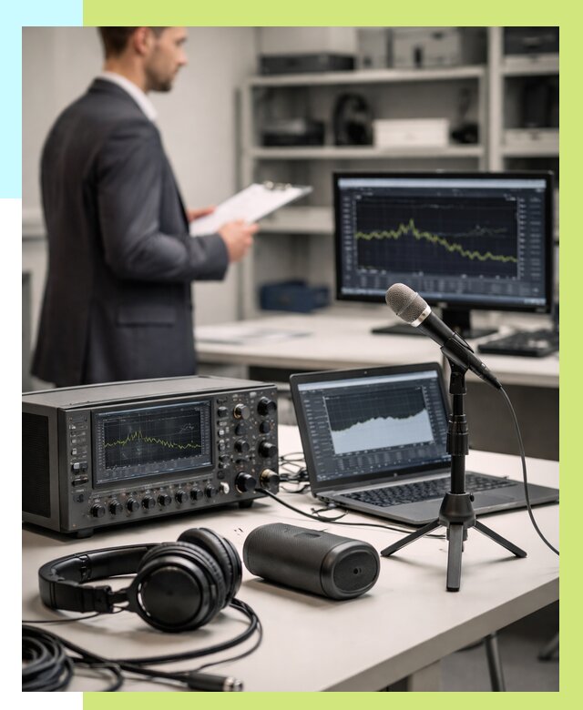 Сертификация аудиотехники в Уссурийске от 15465 р., Алешин-Сср