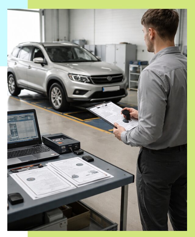 Сертификация транспортных средств в Уссурийске от 12372 р. | Алешин-Сср