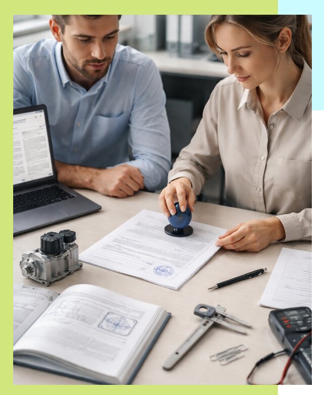 Выдача паспорта изделия и техническая экспертиза продукции в Уссурийске