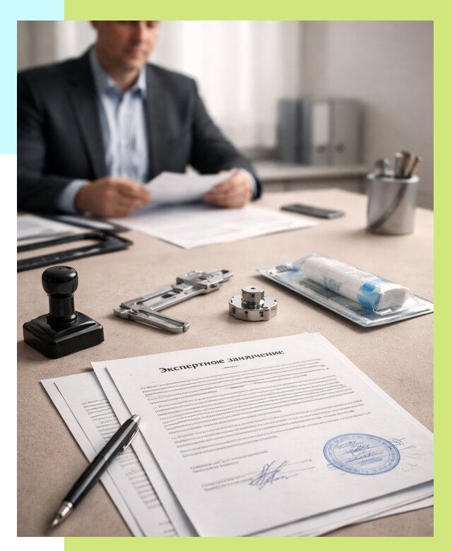 Экспертное заключение на продукцию в Уссурийске от 8764 р. | Алешин-Сср