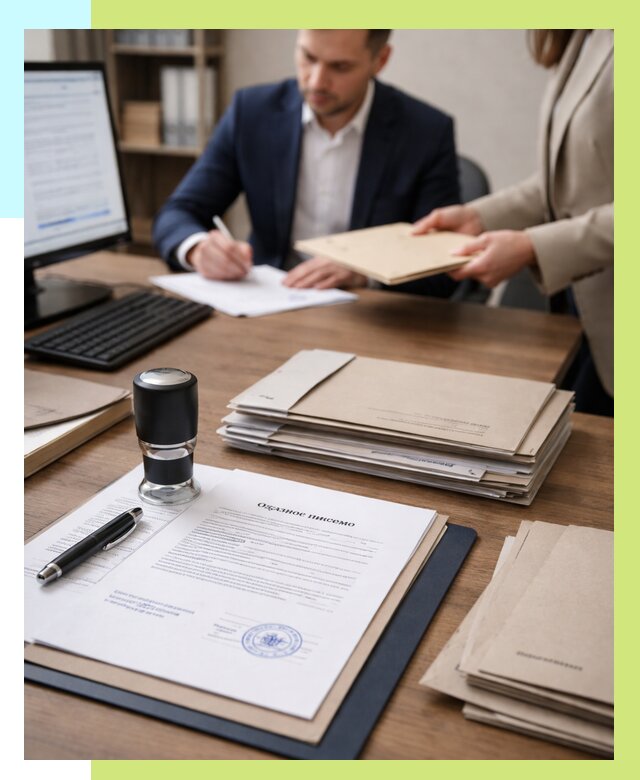 Отказное письмо для таможни в Уссурийске от 3093 р, Алешин-Сср