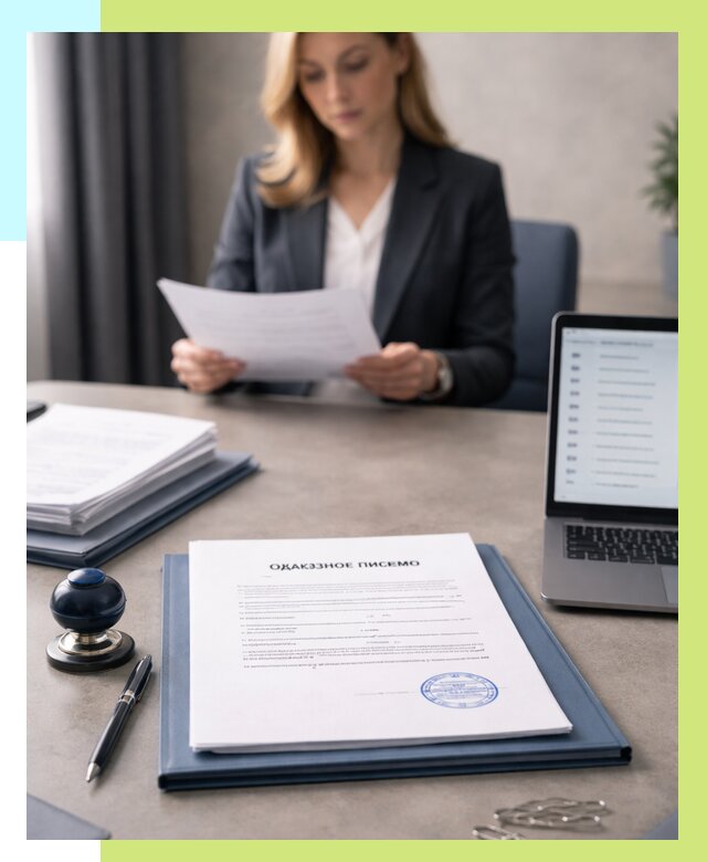 Отказное письмо для маркетплейсов в Уссурийске от 2578 р., Алешин-Сср