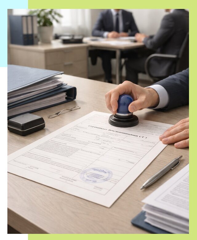 Сертификат происхождения СТ 1 в Уссурийске от 4640 р. | Алешин-Сср