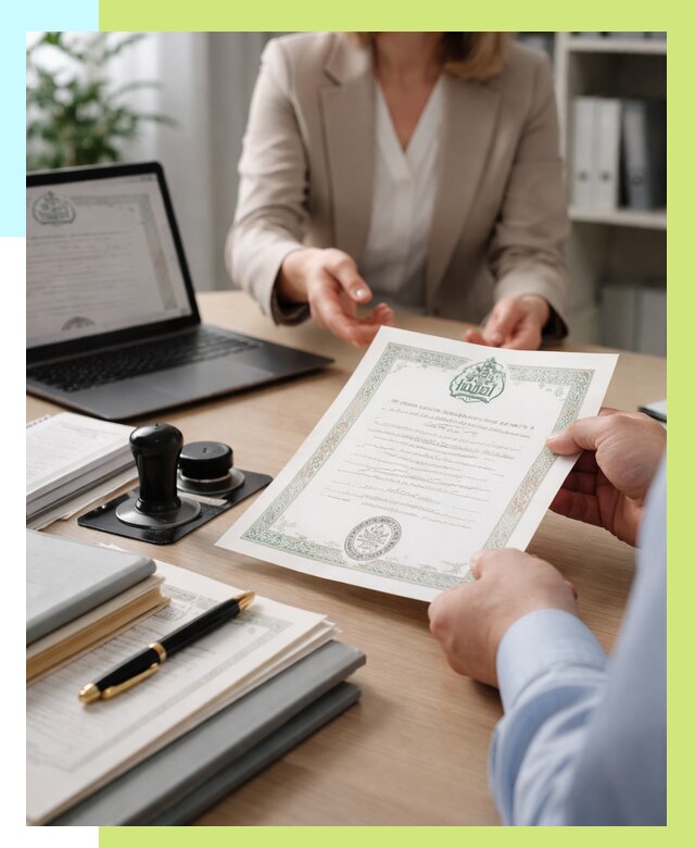 Халяль сертификат в Уссурийске, получить от 15465 р. | Алешин-Сср