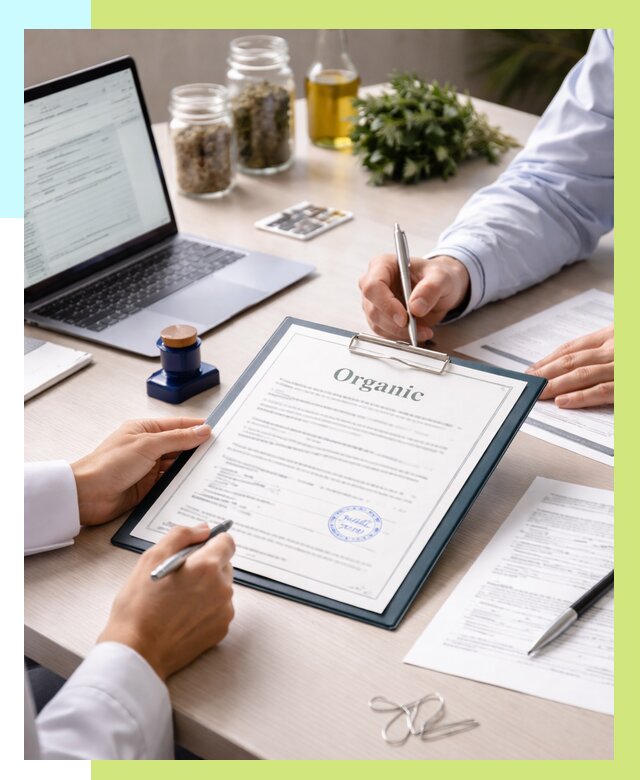 Оформление сертификат органик в Уссурийске от 30930 р. | Алешин-Сср